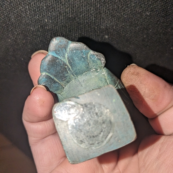 FRANKLIN MINT THE COLLECTORS TREASURY OF OWLS 1988 GREEN BRONZE OWL  3” - Picture 4 of 5